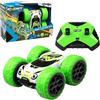 Bizak Exost 360 Cross Verde, Auto radiocomandata fuoristrada con acrobazie a 360°, ruote girevoli e batteria ricaricabile, prodotto ufficiale, per bambini dai 5 anni (62000730-2)