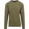 Build Your Brand Branded Blanks Mister Tee Felpa da Uomo, Oliva, L