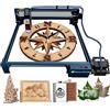 SCULPFUN Macchina per incisione laser S30 Pro, potenza di uscita laser 10 W, con supporto automatico dell'aria, punto compresso, 0,06 x 0,08 mm, taglierina laser e macchina per incisione