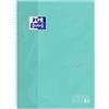 Oxford Quaderno microperforato Touch 80 fogli colore Ice Mint Pastel