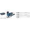 Bosch Professional Seghetto Alternativo GST 12V-70, senza Batterie e Caricabatteria + 3x Set di Lame per Seghetto Alternativo Expert 'Wood 2-side clean', Pannello per mobili in Legno Massiccio, 117 mm