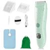 HOTUT Tagliacapelli per Bambini,Tagliacapelli Professionale Silenziosoper Bambini con display LCD e 2 guide,Macchina per Tagliare i Capelli Senza Fili Impermeabile e Ricaricabile(Verde)