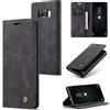 Sojlecyu Cover per Samsung Galaxy S8 Custodia, a Libro Portafoglio in Premium Pelle PU Porta Carte Flip Case Supporto Protezione Case Cover per Samsung Galaxy S8, Nero