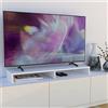 Henor supporto per monitor rialzo TV in legno 100 x 26.5 x 12 cm portata 90 kg Bianco