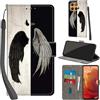 Haninsuze Cover per Motorola Moto G15, ala | Pelle PU Portafoglio, Porta Carte, Magnetica, Libro, Antiurto Custodia