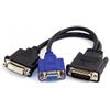 CY Cavo LFH 60Pin DMS 59pin maschio a doppio DVI 24+5 femmina VGA RGB 15pin femmina Splitter Extension 15 cm per scheda grafica