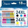 Uiprint 24XL Cartucce d'inchiostro compatibili di ricambio per Epson 24 XL per stampanti Expression Photo XP-970 XP-55 XP-950 XP-860 XP-960 XP-750 XP-760 XP-850 (confezione da 18)