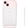PEUTIER Silicone Bifacciale Supporto per Telefono a Ventosa, Rimovibile Ventosa per Cellulare Mani Libere Porta Cellulare Auto Multiuso per Dispositivi Mobili Vetro a Specchio (Bianco)
