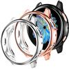 Dirrelo Compatibile con Samsung Galaxy Watch Active 2 40mm Cover, [3 Pack] Custodia Protettiva in TPU Anti-graffio per Samsung Galaxy Watch Active 2, Nero+Argento+Oro Rosa