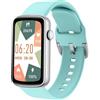 BOJYS Silicone Cinturino per Watch Fit Mini, Braccialetto Morbido e Confortevole Resistente All'acqua Lunghezza Regolabile Sostituzione Sportiva 16mm Cinturino per Talkband B3/B6/B7