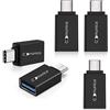 Generico Adattatore USB C USB 3.0-5 PEZZI Otg Type C Adattatore Usb Type C ad Alta Velocità Compatibile Usb to Usb c