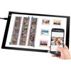 DigitPro Diascanner - Pannello luminoso a LED ultra sottile, 12 x 9 pollici, negativo e diapositive per la digitalizzazione portatile - Converte diapositive da 35 mm in immagini digitali JPG per pellicole