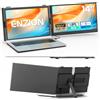 Enzion Estensore per schermo portatile, 14 pollici, FHD 1080P, portatile, ultra sottile, leggero, plug & play, per laptop da 13-17, compatibile con Mac/Wins/Chrome/Android (grigio)