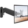 suptek Supporto da parete per monitor da 13 a 32 pollici, schermo LED/LCD/TV fino a 9 kg, supporto per monitor con molla a gas completamente regolabile, regolabile in altezza, inclinabile e girevole