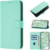 CASEONJAN Cover per Google Pixel 9a, Custodia a Portafoglio Cover a Libro in Pelle PU [Slot per Schede], Flip Caso Antiurto Case per Google 9a (Verde chiaro)