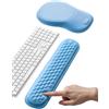 Meatanty Tappetino per mouse ergonomico con cuscinetto in gel [Sollievo dal dolore] [Postura sana] [Schiuma memory] [Amichevole per la pelle] [Antiscivolo] Poggiapolsi e poggiapolso per ufficio, home