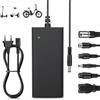 ZIMAOER Caricabatterie 54,6V 2A per E-Scooter con 6 Connettori - Alimentatore Universale 48V per Batterie al Litio, Cavo di Ricarica compatibile con Xiaomi, Segway/Ninebot, Dualtron, Kaabo, E-Bike