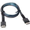 chenyang OcuLink PCIe PCI-Express SFF-8611 4i a OcuLink SFF-8611 - Cavo attivo dati SSD, 50 cm