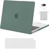 MOSISO Custodia Compatibile con MacBook Pro 14 Cover 2025 2024 2023 2022 2021 M5 A3434 M4 A3112 A3185 A3401 M3 A2918 A2992 M2 A2779 M1 A2442, Case&Copritastiera&Webcam Cover&Borsa,Verde Smeraldo