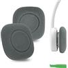 Geekria Cuscinetti auricolari in schiuma di ricambio per Logitech H150, H151, H130, H250, imbottiture per cuffie, parti di riparazione (Grigio)