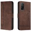 Bravoday Cover per Xiaomi Mi 10T 5G / Xiaomi Mi 10T PRO 5G, Flip Custodia in Pelle PU Portafoglio Custodia per Xiaomi Mi 10T 5G / Xiaomi Mi 10T PRO 5G, con Slot per Schede, Marrone