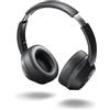 Motorola Sound - Moto XT800 ANC, cuffie wireless con accoppiamento rapido, audio surround, 60 ore di riproduzione continua, cancellazione del rumore, nero