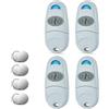 Aischens 4PCS Telecomando Cancello Universale per Cancelli e Garage, Trasmettitore Portachiavi 433.92MHz, Compatibile con CAME Top432NA/432EE/432EV/432A/432M/432S/T432