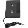 KIMISS Adattatore Aux Cassetta Adattatore Aux Cavo Adattatore Cassetta Abs Nero Adattatore Aux Cassetta Auto Adattatore Nastro Cavo Ausiliario Da 3,5 Mm Per Telefoni Tablet Altoparlante