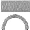 GEEKRIA Headphone Headband Cover For, Bose, AKG, Sennheiser, Sony, Audio-Technica Replacement Headband Cover/Headband Protectors/Comfort Cushion/Top Pad Protector Sleeve (Gray)