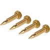 PrecisionGeek® Speaker Spikes M8 - Piedini Anti-Vibrazione per Diffusori e Altoparlanti Hi-Fi (Ottone Ø8, M8×45 mm)