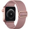Msksjer Cinturino Compatibile con Apple Watch 41mm 40mm 38mm 42mm(Series 11 10) Donne Uomini, Nylon Regolabile Solo Loop Tessuto Elastico Bracciale Sportivi per iWatch Serie 9 8 7 6 SE 5 4 3 2 1
