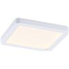 Paulmann 93039 Plafoniera LED da incasso Areo VariFit IP44 Bianco caldo 118x118 mm quadrato, incl. 1 lampada da soffitto bianca da 6,5 Watt in materiale plastico, 3000 K