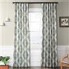 HPD Half Price Drapes BOCH-KC27D-108 - Tenda oscurante oscurante (1 pannello), 127 x 274 cm, motivo: trifoglio henné