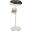 BRILONER - Alusta lampada da tavolo senza fili, touch dimmer continuo, ip44, cavo usb-c, lampada da scrivania senza fili, comodino, German Design Award 2026, 14 x 32 cm, antracite grigio caldo