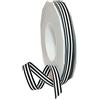 Morex Ribbon 99502/20 - 613 Stripes Ribbon, 3/20,3 cm da 18,3 m., Nero