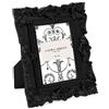 Laura Ashley Cornice portafoto in resina con cavalletto, 5 x 7,6 cm, ornata a mano, per tavolo e parete, design floreale decorativo, decorazione per la casa, galleria fotografica, arte e altro (5 x