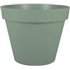 EDA - Vaso di fiori rotondo Toscana Ø 60 cm - Volume 76 L - Ø 59 x H.47 cm - Verde alloro