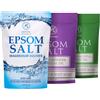 AROMATIKA trust the power of nature epsom Sale epsom con Eucalipto e Lavanda Oli Essenziali - Pure & Natural - Solfato di Magnesio Concentrato - Fatigue Soothing - Relaxation - Cura del Corpo
