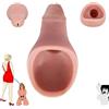 CoundCo Dildo in Silicone con Bavaglio Urinale - Mundknebel Grande per Donne, Ball Gag e Imbuto per Giochi BDSM Audaci