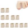 PHMING Distanziatore Alluce Valgo, 6 Pezzi, Separatore Dita Piedia Doppio Foro, Divaricatore Dita Piedi Riutilizzabili, Tutore Alluce Valgo Correttivo Elastici, per Correzione delle Dita Valghe