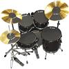 Vic Firth - Kit di Muti per Tamburi e Piatti Versione da 25.4 cm, 30.5 cm, 35.6 cm (x2), 55.9 cm, HiHat e 2 Muti per Piatti