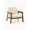 Westwing Collection Sedia lounge in legno di quercia Steve