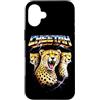 Animal Rock & Roll Graphic Concert Punk Custodia per iPhone 16 Plus Cheetah Heavy Metal 80s Animal Rock N Roll concerto di musica