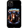 Animal Rock & Roll Graphic Concert Punk Custodia per iPhone 11 Pro Max Cavallo Heavy Metal anni '80 Animal Rock Music Concert Rock N Roll