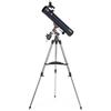 Celestron 31035 PowerSeeker 76EQ Telescopio riflettore - include due oculari, lente di Barlow, treppiede regolabile in altezza e vassoio accessori Deluxe, Blu