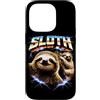 Animal Rock & Roll Graphic Concert Punk Custodia per iPhone 14 Pro Sloth Heavy Metal 80s Rock Music Metalhead Chitarra Elettrica