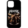 Animal Rock & Roll Graphic Concert Punk Custodia per iPhone 12 mini Moose Heavy Metal anni '80 Animal Rock Music Concert Rock N Roll