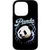 Animal Rock & Roll Graphic Concert Punk Custodia per iPhone 14 Pro Panda Heavy Metal 80s Rock Music Metalhead Chitarra Elettrica