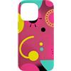 Patternado Studio Custodia per iPhone 14 Pro Max Memphis - Forme astratte anni '80, design geometrico colorato retrò