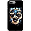 Animal Rock & Roll Graphic Concert Punk Custodia per iPhone 7 Plus/8 Plus Pug Lover, concerto Heavy Metal Dog Rock n Roll Angry Music